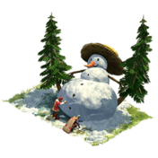 Fauler Schneemann
