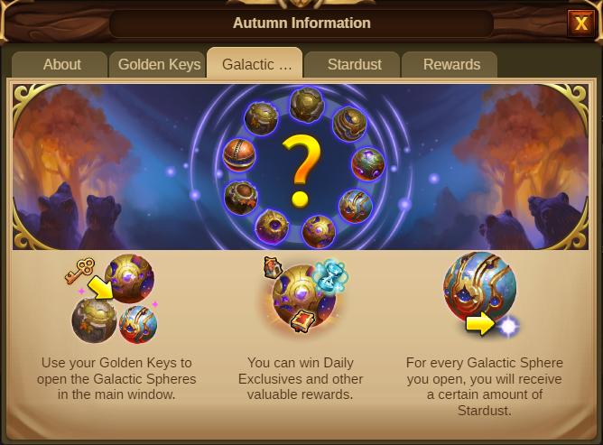 Herbstliche Sternzeichen info Screenshot Tab 3