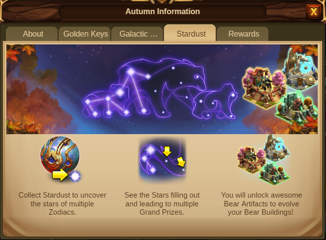 Herbstliche Sternzeichen info Screenshot Tab 4