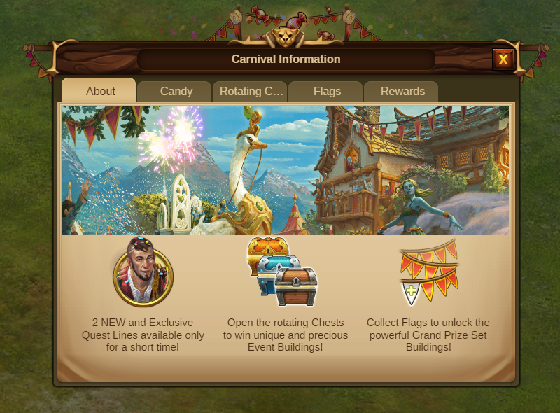 Karneval info Screenshot Tab 1