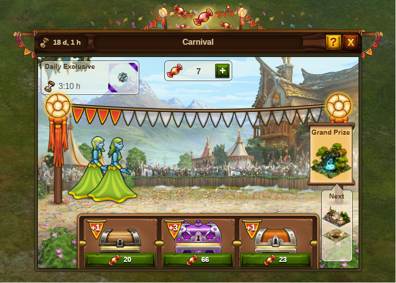 Karneval Event: Bild vom Beta-Server