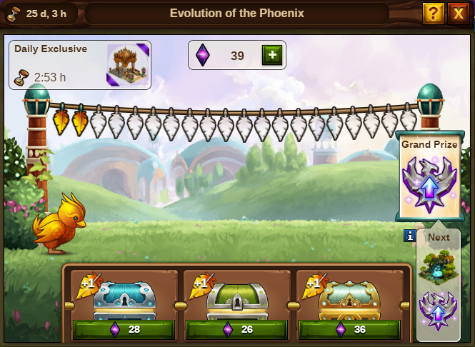 Entwicklung des Phönix Event: Bild vom Beta-Server
