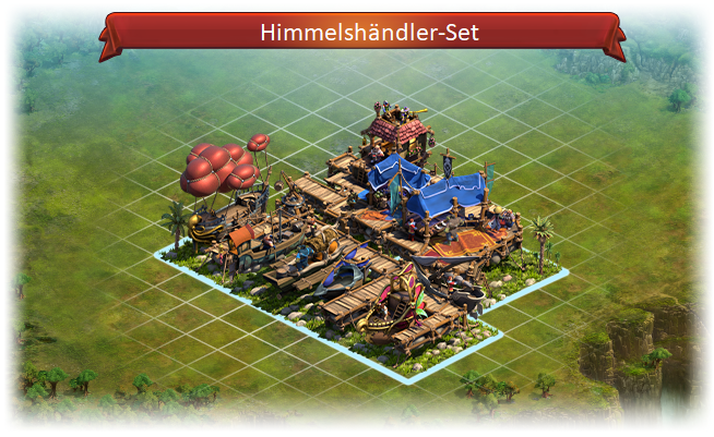 Die Reise der Himmelshändler: Set Gebäude