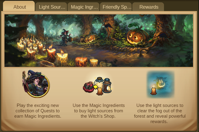 Der Nebelwald 2020 Event info Screenshot Tab 1